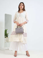 Load image into Gallery viewer, Ivory Handloom Comfort Co-ord Set