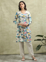 Load image into Gallery viewer, Breathable Cotton Flex Ethnic Co-Ord Set in Pastel Print Oversized