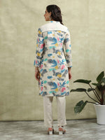 Load image into Gallery viewer, Breathable Cotton Flex Ethnic Co-Ord Set in Pastel Print Oversized
